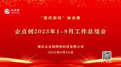 企點創召開(kāi)2023年(nián)1-9月(yuè)工(gōng)作總結會(huì)